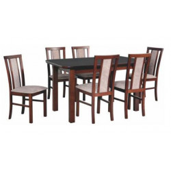 Ēdamistabas komplekts (galds un 6 krēsli)