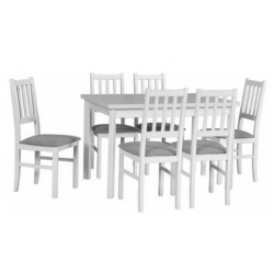 Ēdamistabas komplekts (galds un 6 krēsli)